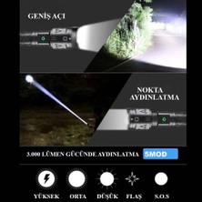 LTG Nova 3000 Lümen Güçlü El Feneri WT-604
