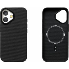 Arkay iPhone 17 Uyumlu Magsafe Mıknatıslı Kamera Lens Korumalı Premium Karbon Fiber Kılıf