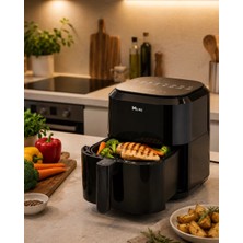 Nevamel® 4 Litre Dijital Air Fryer Yağsız Sıcak Hava Fritözü 1360W Güç