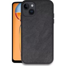 LTG Nova Iphone 14 Kılıf Aras Deri Kapak - Siyah
