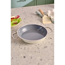UltraMint Refika Swiss Crystal Metal Kulplu Sahan 20 Cm, Şık ve Kullanışlı Mutfak Gereci