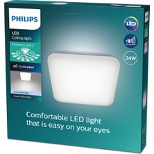 Philips Mauve Kare Plafonyer 24W 4000K