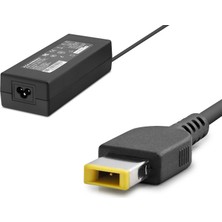 Skygo 20V 6.75A 135W Laptop Adaptörü - USB Tip Sarı Kare Uç - Ibm Uyumlu - Siyah HD8862