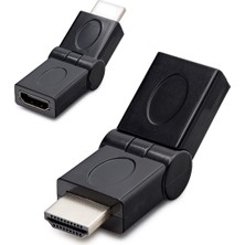 Skygo HDMI Erkek Dişi Mafsallı Adaptör - Siyah HDX1257