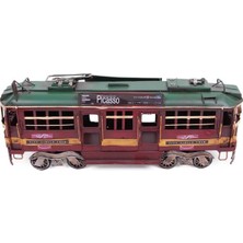 Aksiyon Global Dekoratif Metal Piccaso Treni Vintage Biblo Hediyelik