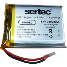 Skygo 104050 3.7V 2500MAH Li-Polymer Pil (DEVRELI/1.5A)