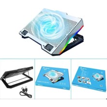 Skygo ZR924 S601 Tek Fanlı Rgb Metalik Laptop Soğutucu