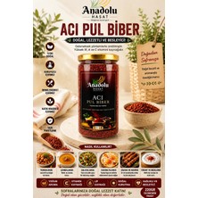 Anadolu Hasat Yöresel Ipek Acı Pul Biber 220 gr Kavanoz