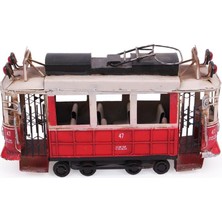 Aksiyon Global Dekoratif Metal Taksim Tramvay Vintage Biblo Hediyelik