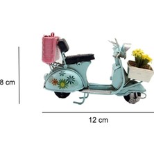 Aksiyon Global Dekoratif Metal Scooter Önü Sepetli