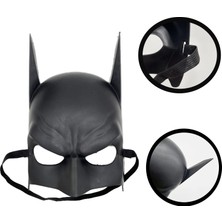 Skygo Siyah Renk Çocuk Boy Arkadan Lastikli Batman Maskesi 20X14 cm