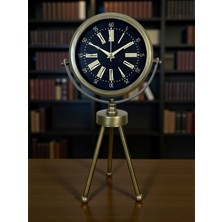 Ankaverse Zentime Eskitme Vintage Üç Ayaklı Duvar Saati