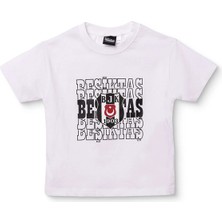 Beşiktaş Unisex Lisans Tişört Bisiklet Yaka Kısa Kol