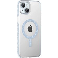Marsilyan™- Joko Apple Iphone 14 Move Taşlı Magsafe Kapak - Mavi