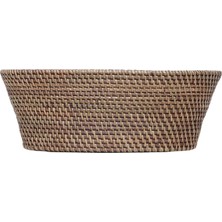 Yargıcı Rattan Oval Sepet(18x27x10 Cm)