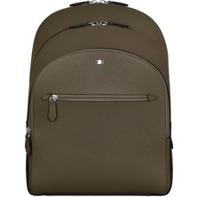 Montblanc Sartorial Deri 3 Bölmeli Orta Boy Sırt Çantası 221542