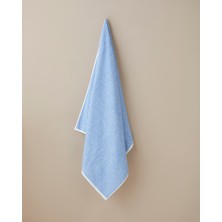 English Home Melange Stripe Pamuk Banyo Havlusu 90X150 cm Mavi