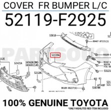 TŞT Toyota Corolla Ön Tampon Panjurlu 2018 (Oem No:  52119-F2925)