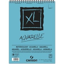 Canson Can Xl Watercolor 300Gr A3 30Yp Spiralli Blok Not Defteri Mavi Renk 30 Parça C400039171