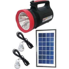 MiraLive Güneş Enerjili LED Ampul Fener Taşınabilir Işık WT-315