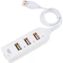 4 Port USB Çoğaltıcı Çoklayıcı Hub USB 2.0 Çoklama Pc Laptop - Beyaz