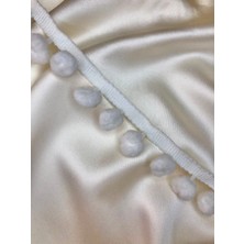 Ezel-In Tekstil Aksesuarları Dekoratif Ponpon Şerit, 1 Metre, Kod-06