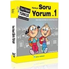 Mutlu Yayıncılık Yeni Nesil Türkçe Soru Yorum 1. Sınıf Eğlenceli Kitap ile Öğrenme