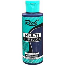 Rich Multi Surface Lacivert Akrilik Boya 120 cc Standart Özellikli Her Yüzey İçin Kullanım