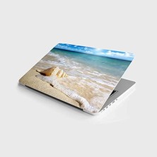 Güzel Hediyem Laptop Bilgisayar Notebook Pc Kaplama Etiketi Deniz Kabuğu