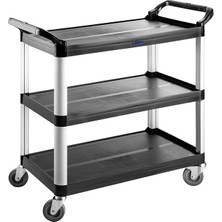 Biradlı Kat Servis Arabası Plastik 52X96X107 cm
