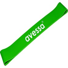 Avessa Pilates Direnç Lastiği Orta Sertlik 200-5 cm Kullanım Amacı Zayıflama İçin Yeşil Renk