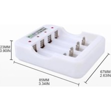 Güzel Hediyem Pil Şarj Cihazı (Dört Yuvalı) - 1.2V Ni-Mh/ni-Cd AA/AAA/GT-BC04