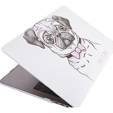 Güzel Hediyem Air M1 Kılıf 13 Inç Uyumlu Sert Kapak Koruyucu Lazer Baskı Hayvan Dostları Touchıd M1 Air A2337 A2179 A1932 Pembe