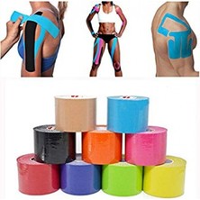 Vzn Sporttape Kinezyo Bandı 5 cm x 5 mt Standart Beden Özellikli Sporcu Kas Bandı
