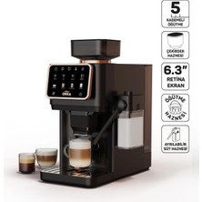 Arzum OK0042 Okka Barista Pro Otomatik Espresso Makinesi 1400W, Duo Heat Teknolojisi, Bakır