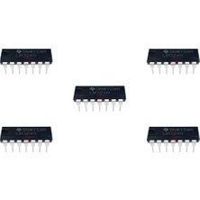 Gollum Teknoloji LM324N Op-Amp Entegresi - 32V Dört Kanallı Voltaj Karşılaştırıcı ve Sinyal Amplifikatörü (5 Adet)