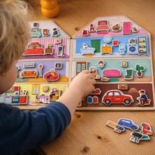 Puedo My Sweet Home Manyetik Ev Oyunu – 101 Parça Eğitici Magnetik Oyun Seti | 3+ Yaş