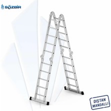 Sözbir 5.70 Metre Çok Amaçlı Katlanır Akrobat Merdiven(1,6mm)