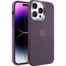 Güzel Hediyem Labs Buff 14 Pro Max New Corner Kamera Kapaklı Standlı Kılıf Mor, Buff Labs