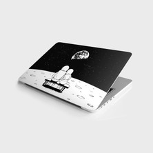 Güzel Hediyem Laptop Bilgisayar Notebook Pc Kaplama Etiketi Dünya Astronot