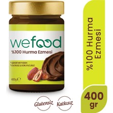 Wefood %100 Sade Hurma Ezmesi 400 gr (Hurma Püresi, Hurma Dolgusu) 8683347031160