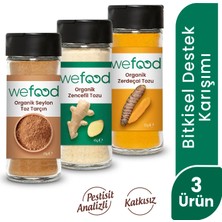 Wefood Özel Baharatlar Seti Zencefil Tozu 65 gr Seylon Tarçın Tozu 55 gr Zerdeçal Tozu 85 gr