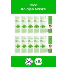 Dermal Canlandırıcı, Yenileyici, Sakinleştirici Centella Asiatica Özlü  Maske X10 Adet