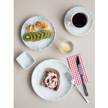 Iris Beige Gourmet 12 Adet 25 cm Porselen Düz Tabak
