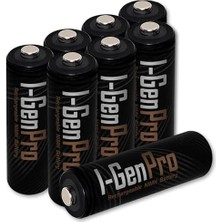 Güzel Hediyem Pro P104 8 Adet Aaa 1100 Mah Şarj Edilebilir Ince Kalem Pil 1.2V Ni-Mh Şarjlı Pil
