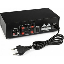 Rose FR-007A 2X50WATT Trafosuz Mini Anfi 2 Kanal USB/SD/Bluetooth Yüksek Performans