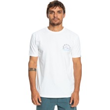 Quiksilver Originalbarrel Erkek Beyaz Tişört
