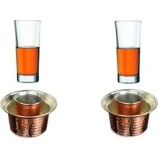 Güzel Hediyem Bardak Bakır Ehlikeyf 2 Kişilik Özel Set 869OZLSET87526373927