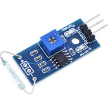 Gollum Teknoloji Reed Manyetik Kontak Sensör Modülü - LM393 Komparatörlü Dijital Çıkışlı (Arduino Uyumlu)