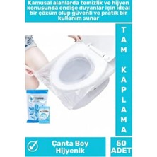 Güzel Hediyem Tek Kullanımlık Klozet Kaplama Örtüsü – Hijyenik Taşınabilir Tuvalet Kapağı Koruyucu, Seyahat ve Kamusal Alanlar Için, Ince ve Dayanıklı – 50 Adet